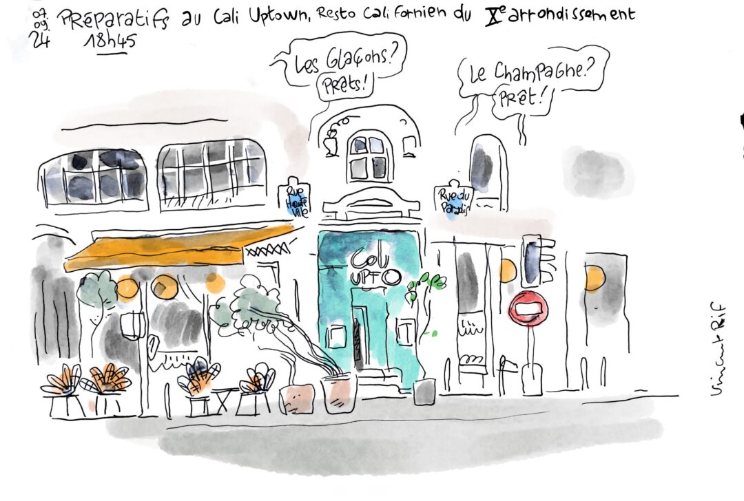 Le_Resto Dessin de mariage à Paris